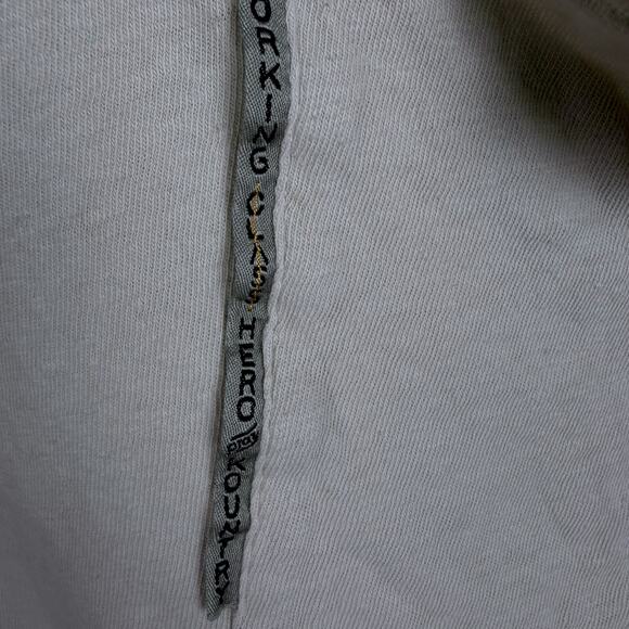 Men's Kapital Japan Asymmetrical Pocket Natural Cotton Logo T-Shirt - S - Picture 4 of 8